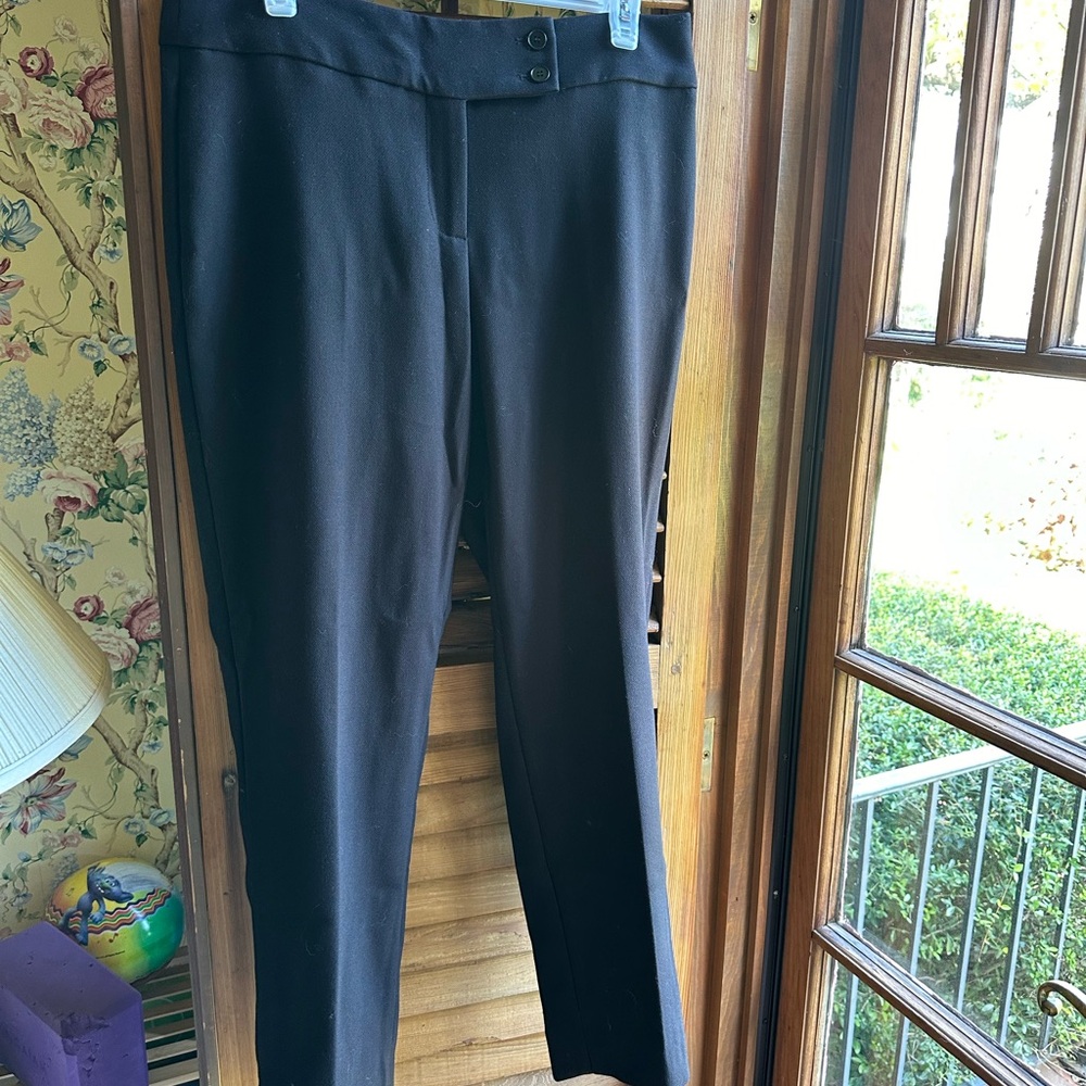 Talbots black wool pants size 8 signature collection